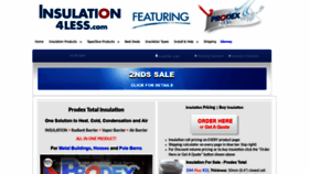 What Insulation4less.com website looked like in 2021 (3 years ago)