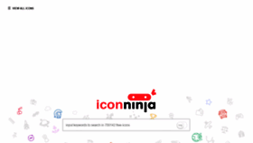 What Iconninja.com website looked like in 2021 (3 years ago)
