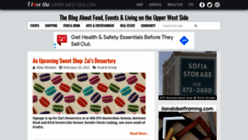 What Ilovetheupperwestside.com website looked like in 2021 (4 years ago)