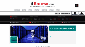 What Ilboursa.com website looked like in 2021 (3 years ago)