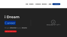 What Idreamcareer.com website looked like in 2021 (3 years ago)