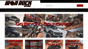 What Ironrockoffroad.com website looked like in 2021 (3 years ago)