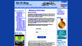 What Ielts-blog.com website looked like in 2021 (3 years ago)