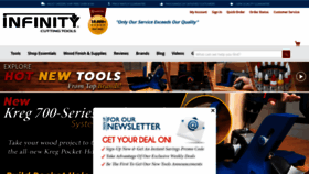 What Infinitytools.com website looked like in 2021 (3 years ago)