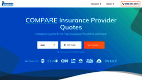What Insuranceproviders.com website looked like in 2021 (4 years ago)