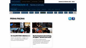 What Informazione.it website looked like in 2021 (3 years ago)
