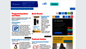 What I-programmer.info website looked like in 2021 (4 years ago)