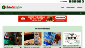 What Iheartpublix.com website looked like in 2021 (3 years ago)
