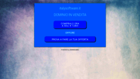 What Italysoftware.it website looked like in 2021 (3 years ago)