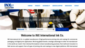 What Inxinternational.com website looked like in 2021 (3 years ago)