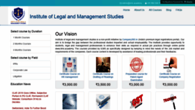 What Ilms.academy website looked like in 2021 (4 years ago)