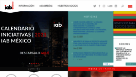 What Iabmexico.com website looked like in 2021 (3 years ago)