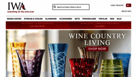 What Iwawine.com website looked like in 2021 (3 years ago)