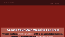 What Is-blog.com website looked like in 2021 (3 years ago)
