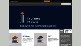 What Insuranceinstitute.ca website looked like in 2021 (5 years ago)