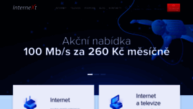What Inext.cz website looked like in 2021 (3 years ago)