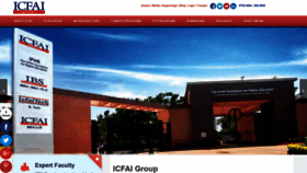 What Icfaiuniversity.in website looked like in 2021 (3 years ago)