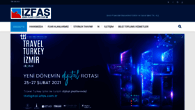 What Izfas.com.tr website looked like in 2021 (3 years ago)