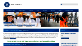What Inspectiamuncii.ro website looked like in 2021 (5 years ago)