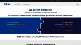 What Ihire.com website looked like in 2021 (3 years ago)