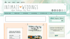 What Intimateweddings.com website looked like in 2021 (3 years ago)
