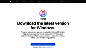 What Itunes.apple.com website looked like in 2021 (3 years ago)