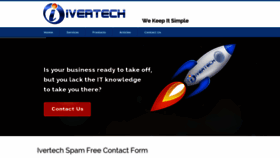 What Ivertech.com website looked like in 2021 (3 years ago)