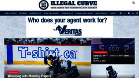 What Illegalcurve.com website looked like in 2021 (3 years ago)