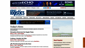 What Inboundlogistics.com website looked like in 2021 (4 years ago)
