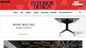 What Interiordesign.net website looked like in 2021 (3 years ago)