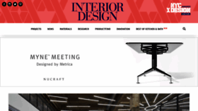 What Interiordesign.net website looked like in 2021 (4 years ago)