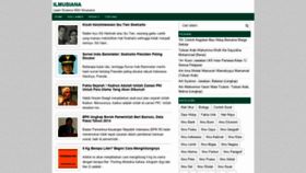 What Ilmusiana.com website looked like in 2021 (3 years ago)