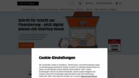 What Interhyp.de website looked like in 2021 (4 years ago)