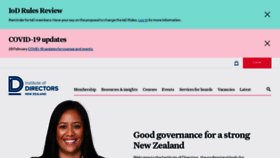 What Iod.org.nz website looked like in 2021 (4 years ago)