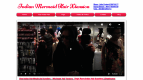 What Indianmermaidhairxtension.com website looked like in 2021 (3 years ago)