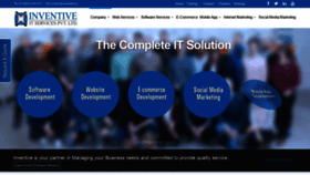 What Inventiveinformatics.com website looked like in 2021 (3 years ago)