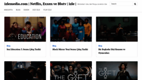 What Izlemedia.com website looked like in 2021 (5 years ago)