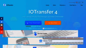 What Iotransfer.net website looked like in 2021 (3 years ago)