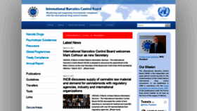 What Incb.org website looked like in 2021 (3 years ago)
