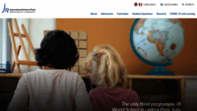 What Isparis.edu website looked like in 2021 (3 years ago)