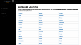 What Ilanguages.org website looked like in 2021 (3 years ago)