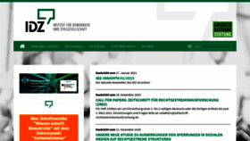 What Idz-jena.de website looked like in 2021 (3 years ago)