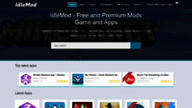 What Idlemod.com website looked like in 2021 (3 years ago)