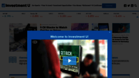 What Investmentu.com website looked like in 2021 (3 years ago)