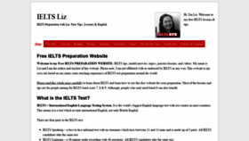 What Ieltsliz.com website looked like in 2021 (3 years ago)
