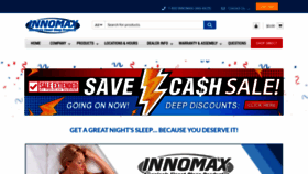What Innomax.com website looked like in 2021 (3 years ago)