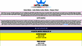 What Indiamatka.net website looked like in 2021 (3 years ago)