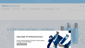 What Intraceuticals.com website looked like in 2021 (3 years ago)