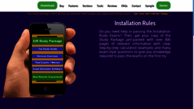 What Installationrulesstudymate.co.za website looked like in 2021 (3 years ago)