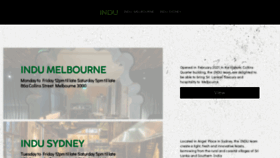 What Indudining.com.au website looked like in 2021 (3 years ago)